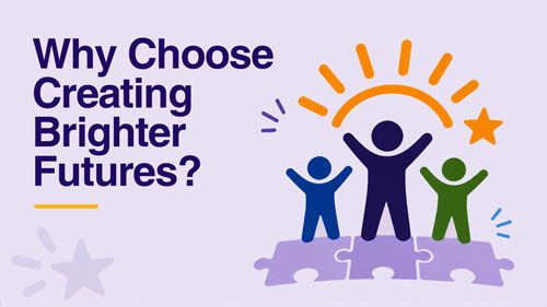 Why choose Creating Brighter Futures?