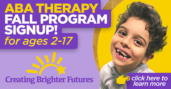 ABA Therapy Fall Programs for ages 2-17