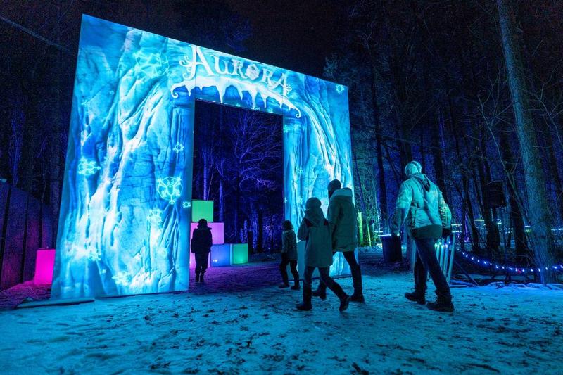 Glenlore Trail's Aurora Winter Wanderland