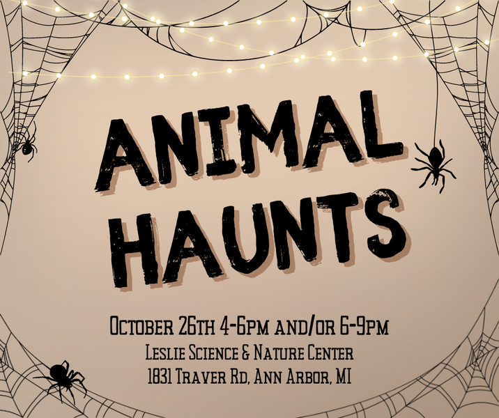 Animal Haunts at Leslie Science & Nature Center